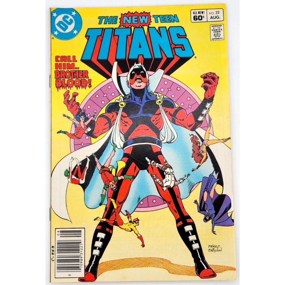 THE NEW TEEN TITANS #22‎ (1982)  / VF- / BLACKFIRE 1ST APP DC COMICS
